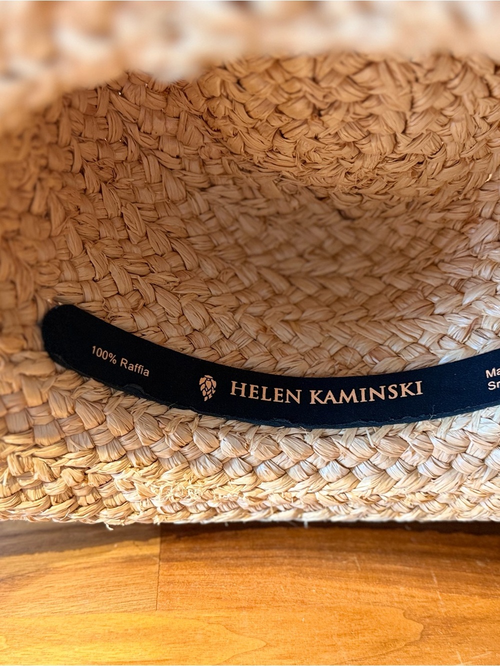 Helen Kaminski Classic 5 Raffia Sun Hat - **NEVER WORN** - Picture 7 of 8